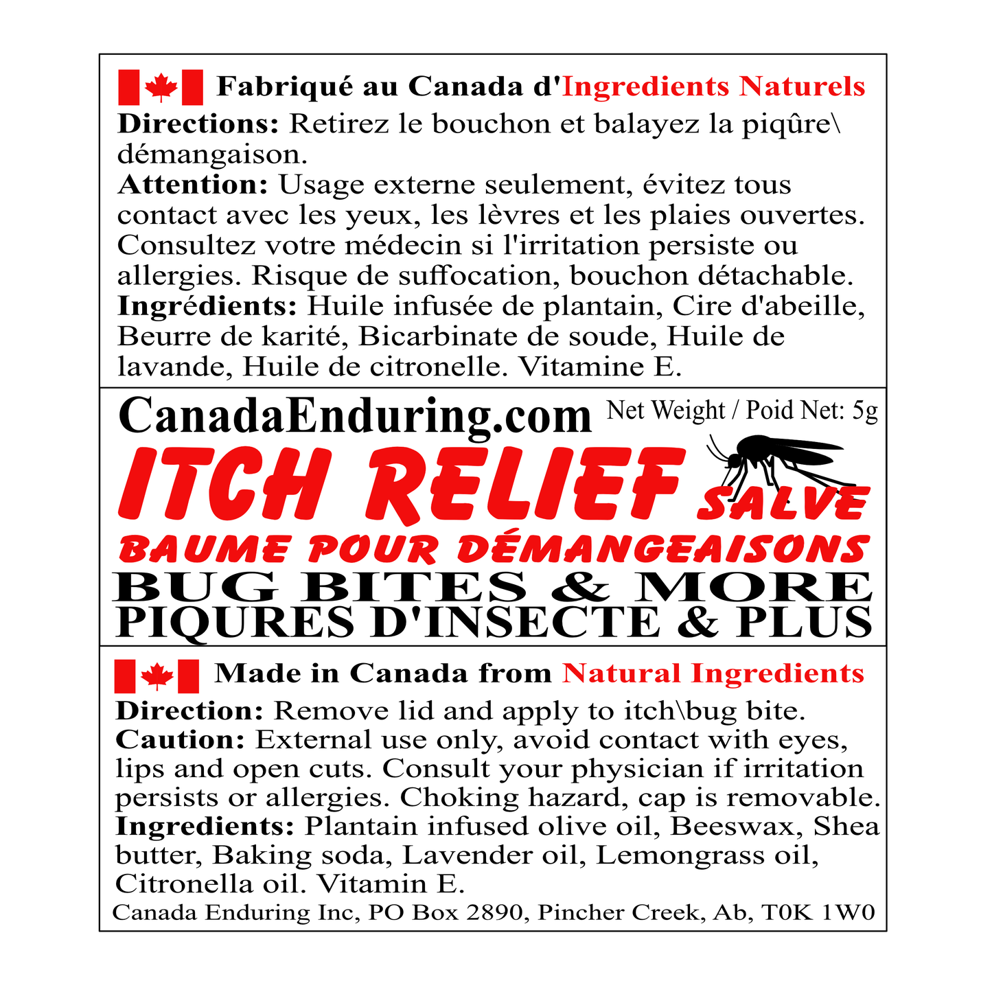 ITCH RELIEF SALVE (3 Pack)