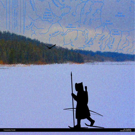 Thanadelthur - CANADA Enduring Wall Artwork Print – Canada Enduring Knives